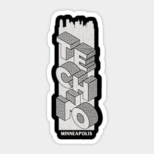 Techno Minneapolis Sticker